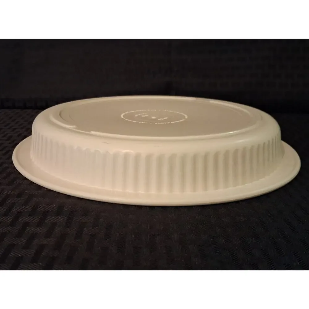 Vintage Tupperware Ultra 21 Ovenware 9” Ribbed Pie Quiche Pan 1766-4 No Lid